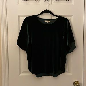 Madewell Velvet Top